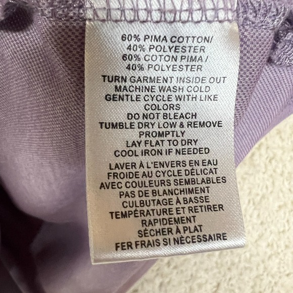 Robert Barakett Polo Shirt Mens XXL Purple Preppy Travel Beachy Cruise Spring - Picture 6 of 8